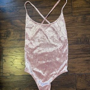 NWOT PacSun Velvet Bodysuit